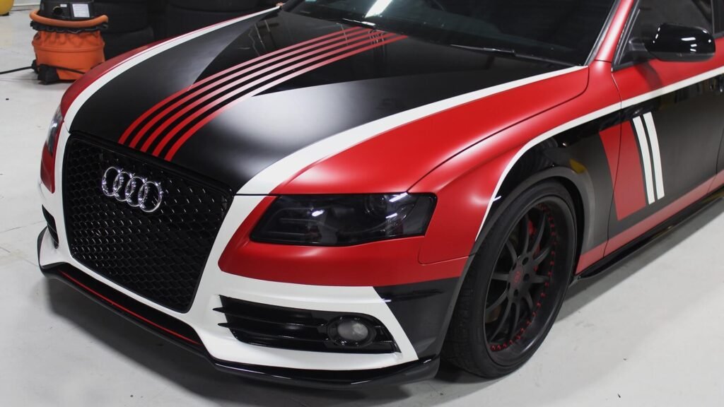oklejona audi
